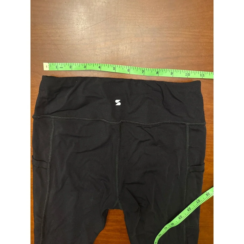 Stelle girls leggings Large‎ black pockets